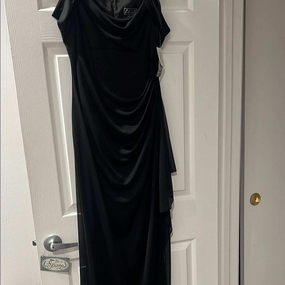 Elegant Black ALEX Evening Gown